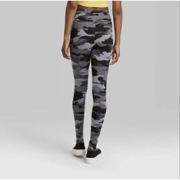 Wild Fable Women's Dark Gray Camo High Waisted Classic Leggings Size Large - Picture 3 of 3